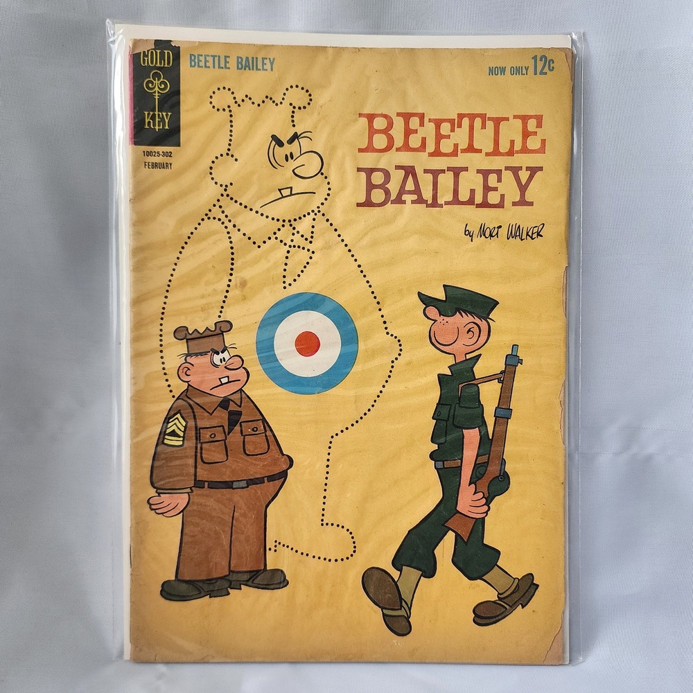 Beetle Bailey Gold‎ Key Comics Feb 1963 Vintage Collectible Retro Mort Walker